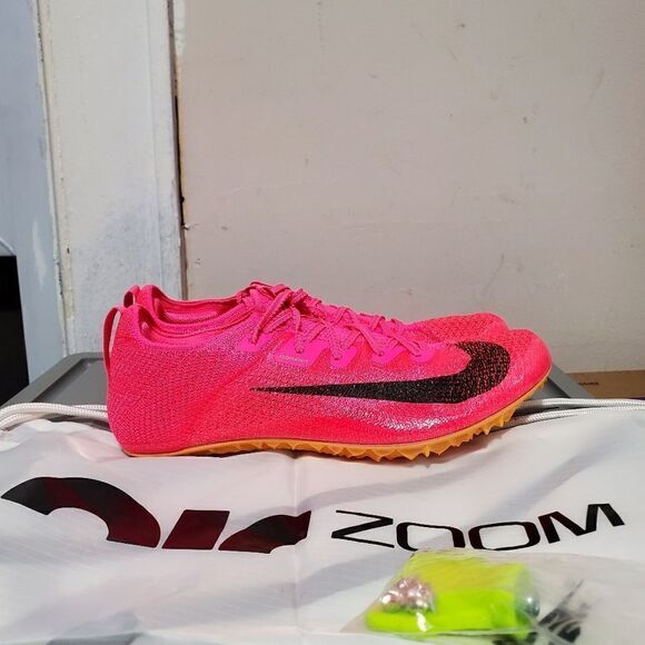 Nike Zoom Superfly Elite 2 Mens Sz 9 Sprinter Shoe Pink/Black New With Bag - Picture 2 of 14